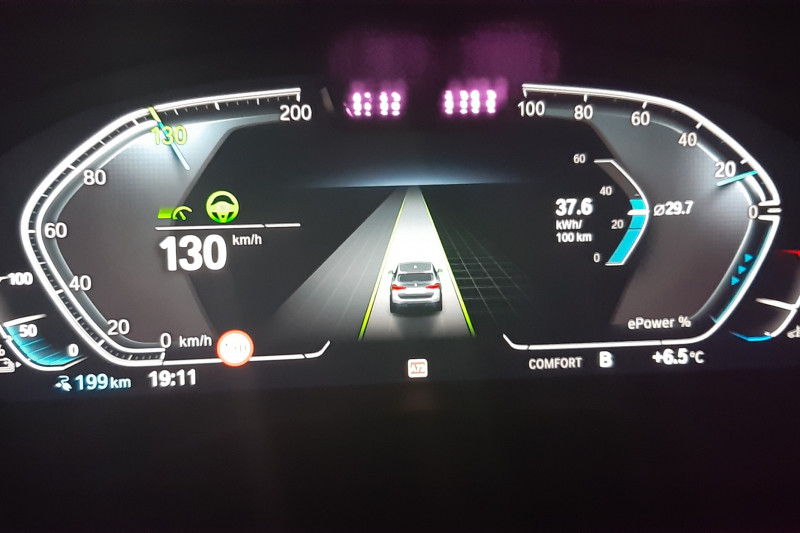 BMW iX3: range measured at 100 and 130 km / h